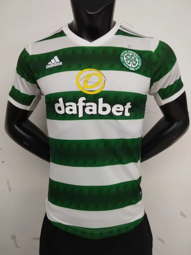 Player Version 2022/23 Celtic Home White & Green Thailand Soccer Jersey AAA-MY