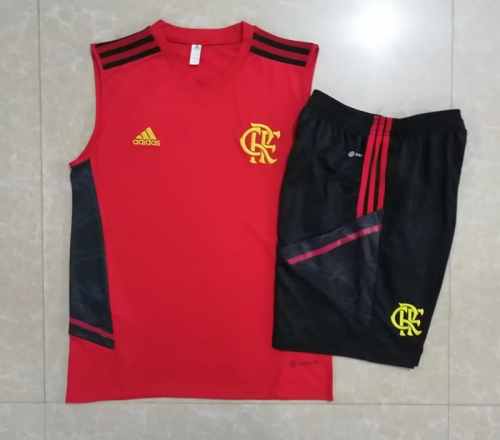 2022/23 Flamengo Red Thailand Tracksuit Vest Uniform -815