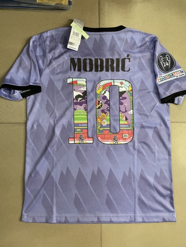 2022-23 Real Madrid Away Purple #10 (MODRIC) Thailand Soccer Jersey AAA-416