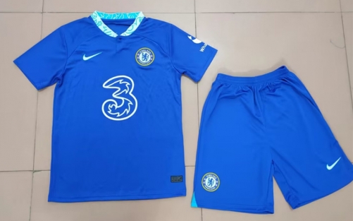 2022-23 Chelsea Home Blue Soccer Uniform-315