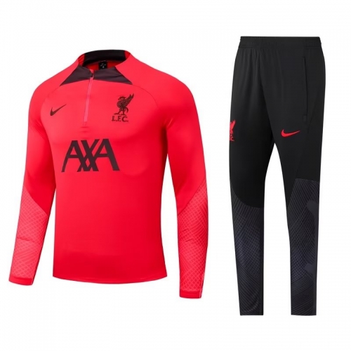 2022/23 Liverpool Orange Soccer Tracksuit Uniform-GDP