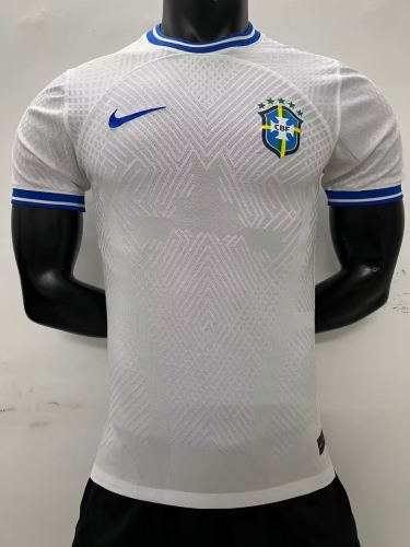 Player Special Version 2022-23 Brazil White Soccer Thailand Jersey AAA-16/807