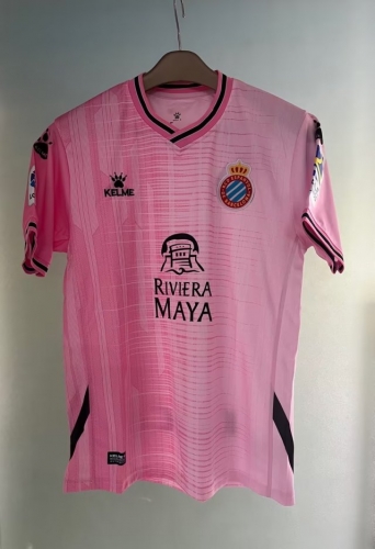 2022/23 RCD Espanyol Away Pink Thailand Soccer Jersey AAA-709