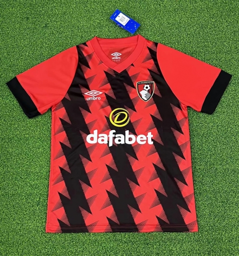 2022/23 AFC Bournemouth Home Red & Black Thailand Soccer Jersey-320/809