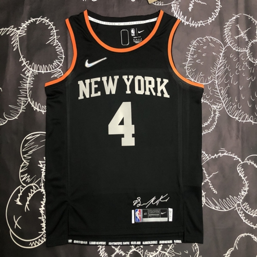 Honor Edition New York Kinicks NBA Black #4 Jersey-311