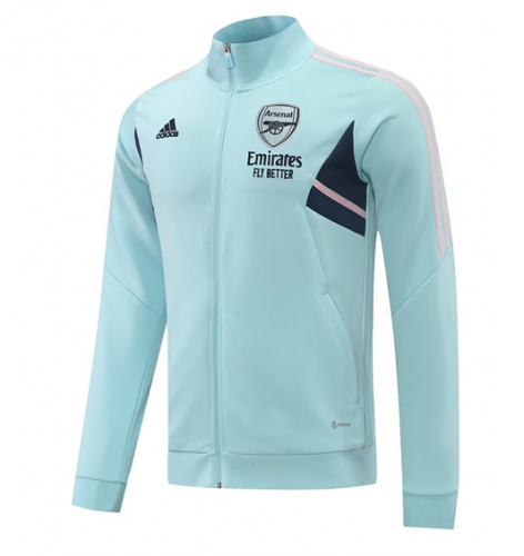 2022/23 Arsenal Light Green Soccer Jacket Top-LH