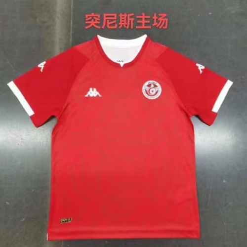 2022/23 Tunisia Home Red Thailand Soccer Jersey AAA-NW/709