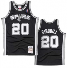 NBA San Antonio Spurs Black #20 Jersey