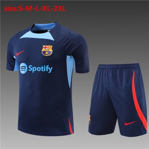 2022/23 Barcelona Royal Blue Thailand Soccer Training Uniform-801