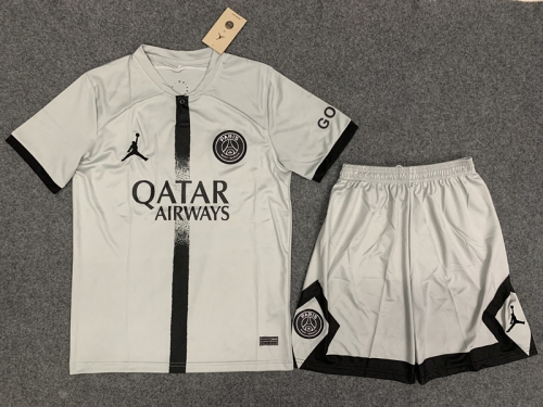 2022/23 Paris SG Away Gray Soccer Uniform-315