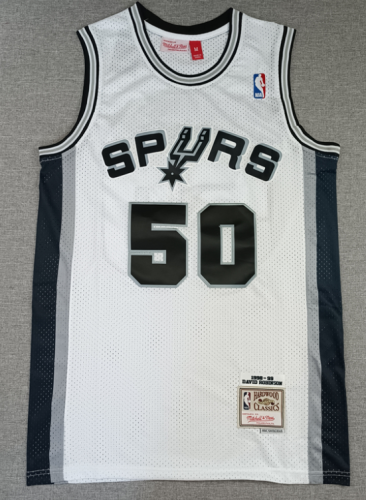 NBA San Antonio Spurs White #50 Jersey