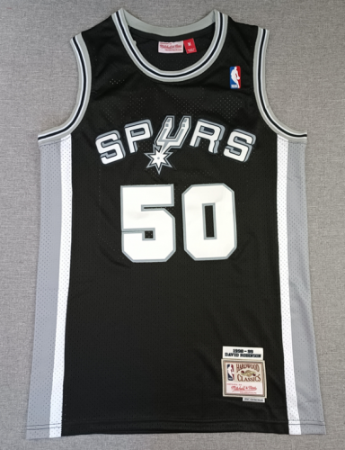 NBA San Antonio Spurs Black #50 Jersey
