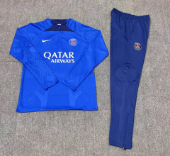 Player Version 2022/23 Paris SG Cai Blue Youth/Kids Thailand Soccer Tracksuit Uniform-801