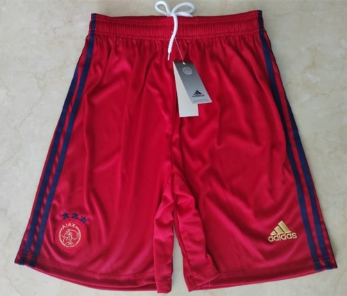 2022/23 Ajax Red Thailand Soccer Shorts-509