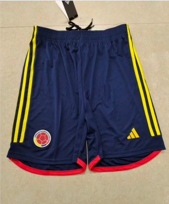 2022/23 Colombia Home Blue Thailand Soccer Shorts-315