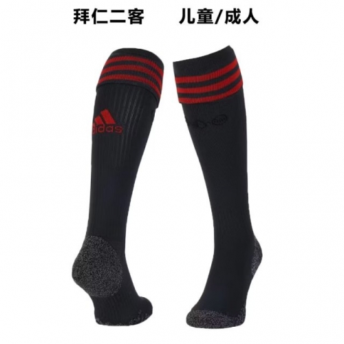 22/23 Bayern München 2nd Away Black Thailand Soccer Socks