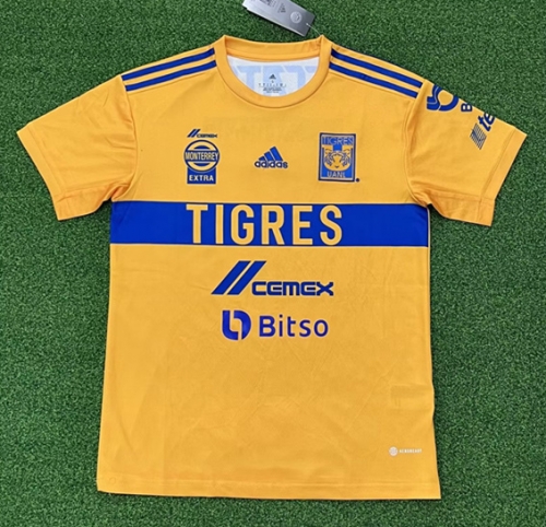 2022/23 Tigre UANL Home Yellow Thailand Soccer Jersey AAA-809/522/320