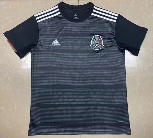 2019 Retro Version Mexico Away Black Thailand Soccer Jersey AAA-47/23
