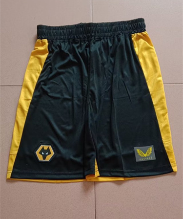 2022/23 Wolverhampton Wanderers Home Black Thailand Soccer Shorts-509