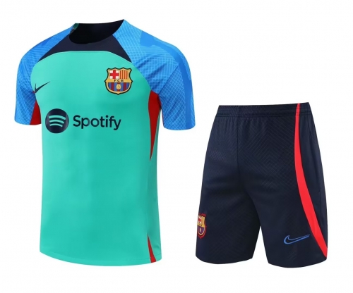 2022/23 Barcelona Blue Thailand Soccer Training Uniform-418