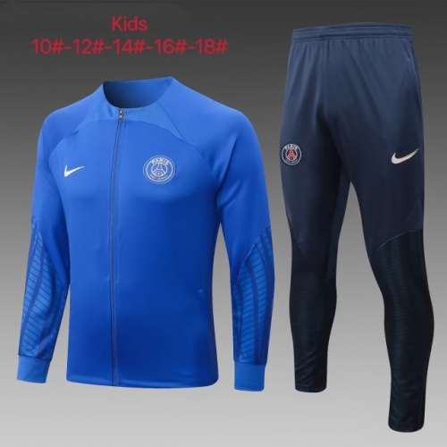 2022/23 Paris SG Cai Blue Kids/Youth Jacket Unifom-815