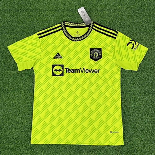 2022/23 Manchester United 2nd Away Green Thailand Soccer Jersey AAA-715/416/320