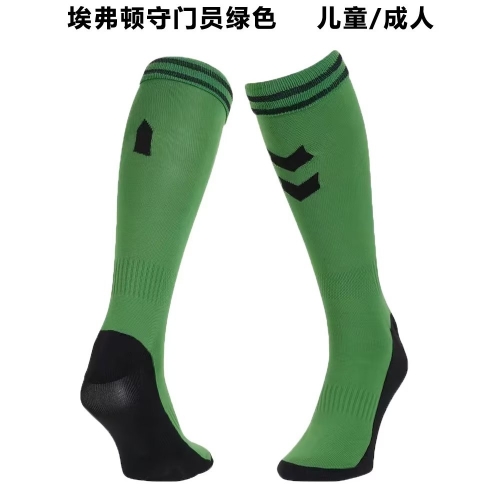 2022/23 Everton goalkeeper Green Adult/Kids Thailand Soccer Socks