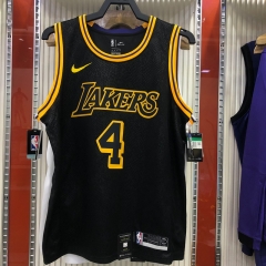 Snake Version Lakers NBA Black #4 Jersey-311