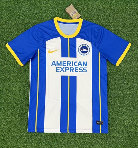 2022/23 Brighton & Hove Albion Home Blue & White Thailand Soccer Jersey AAA-320