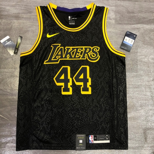 Snake Version Lakers NBA Black #44 Jersey-311