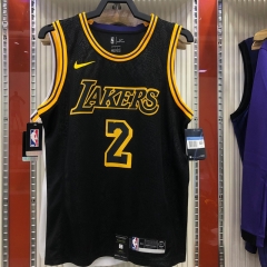 Snake Version Lakers NBA Black #2 Jersey-311