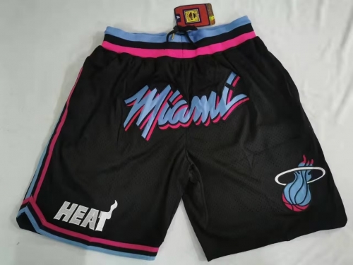 Miami Heat Black NBA Shorts