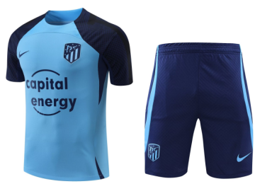 2022/23 Atlético Madrid Light Blue Soccer Training Uniform-418