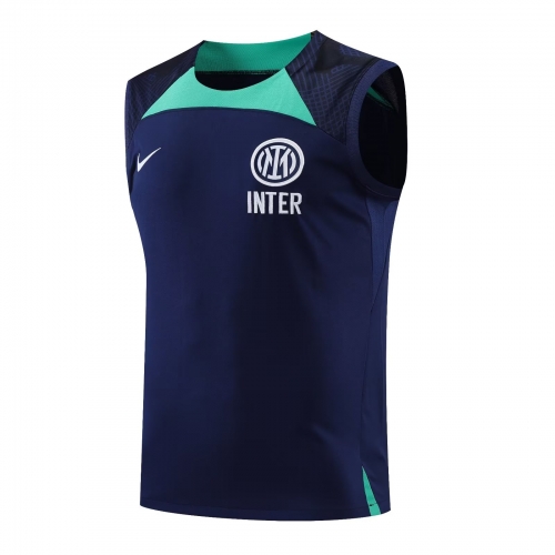 2022/23 Inter Milan Royal Blue Thailand Soccer Training Vest-418