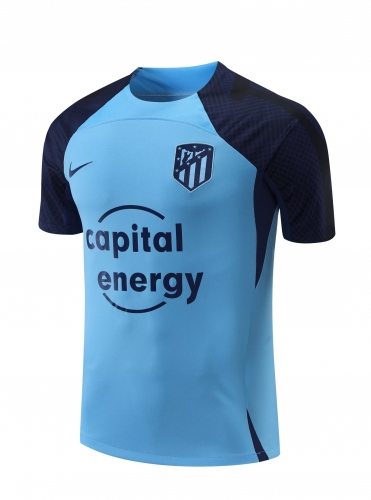 2022/23 Atlético Madrid Light Blue Soccer Training Jerseys-418