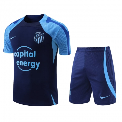 2022/23 Atlético Madrid Blue Soccer Training Uniform-418