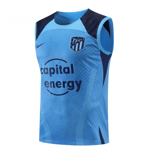 2022/23 Atlético Madrid Light Blue Soccer Training Vest-418