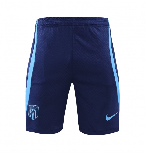 2022/23 Atletico Madrid Royal Blue Traning Gray Thailand Soccer Shorts-418