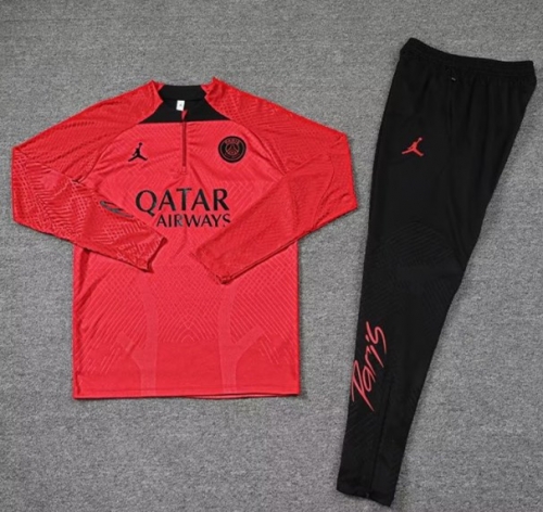 Player Version 2022/23 Paris SG Red  Youth/Kids Thailand Soccer Tracksuit Uniform-801