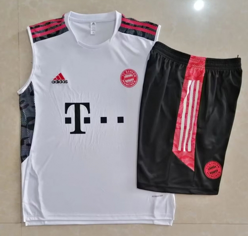 2022/23 Bayern München Gray Thailand Tracksuit Uniform Vest-815