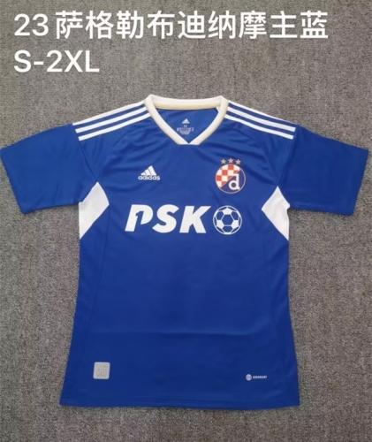 2022/23 Dinamo Zagreb Home Blue Soccer Jersey AAA-709