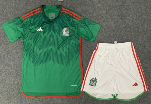 2022-23 Mexico Home Green Soccer Uniform-315/KS/36