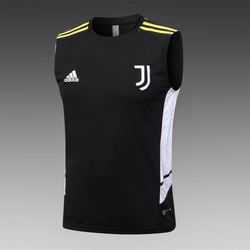 2022/23 Juventus FC Black Shorts-Sleeve Thailand Soccer Vest-815