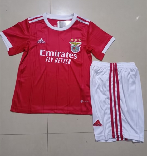 2022/23 Benfica Home Red Kids/Youth Soccer Uniform-522/507