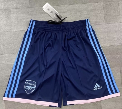 2022/23 Arsenal 2nd Away Blue Thailand Soccer Shorts-509/315