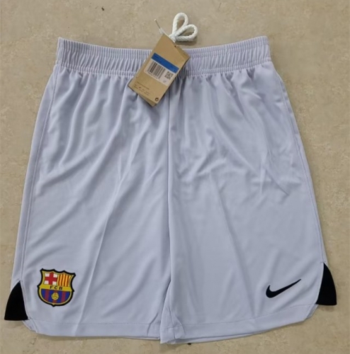 2022-23 Barcelona Away White Thailand Soccer Shorts-509