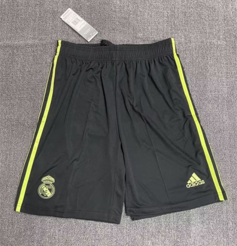 2022-23 Real Madrid 2nd Away Black Thailand Soccer Shorts-509