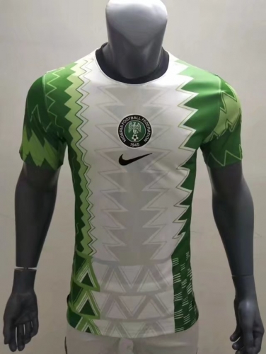 2022-23 Nigeria Home White & Green Soccer Thailand Jersey AAAA-416