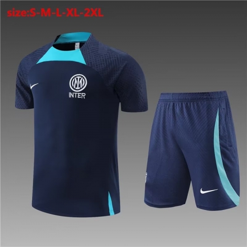 2022-23 Inter Milan Royal Blue Thailand Soccer Tracksuit Uniform-801