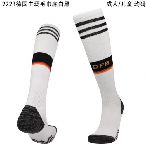 2022/23 Germany Home White Youth/Adult Thailand Soccer Socks